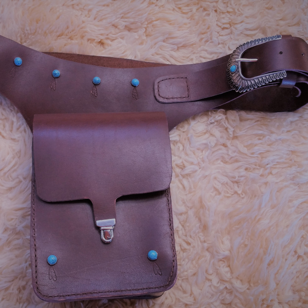 Genuine Leather Make to order holster/purse belt